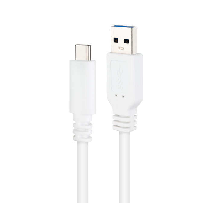 Cable USB 3.1 Gen2 10Gbps 3A Nanocable USB-C/M > USB-A/M 2 M Banco image number 2