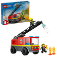LEGO City: Cami&oacute;n de Bomberos con Escalera, 82 Piezas (60463) image number null