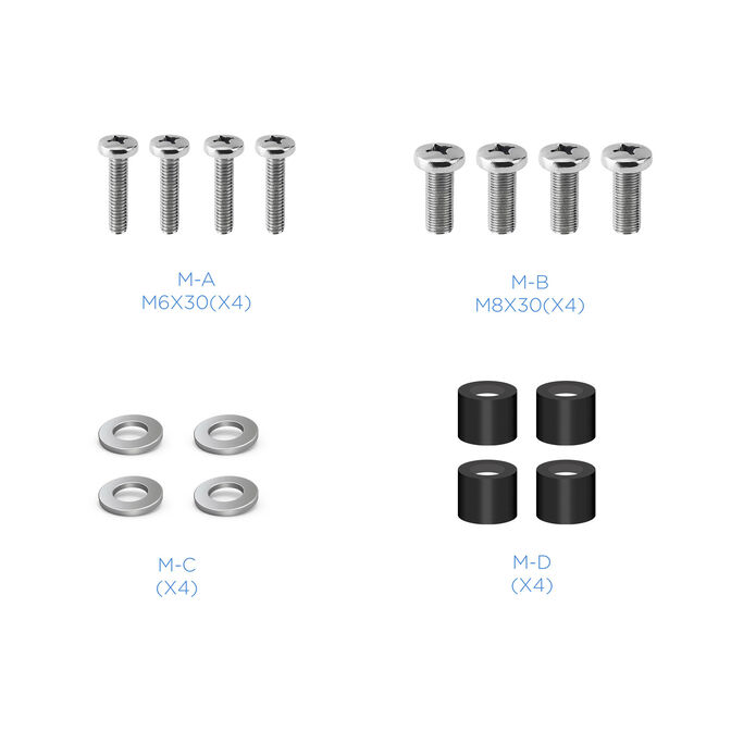 Soporte de Pared Tooq 32" a 55" Max. 40kg Negro image number 10