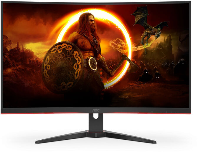 Monitor Curvo AOC Gaming 31.5" C32G2ZE/BK VA FHD 240Hz 1ms FreeSync Premium image number 0
