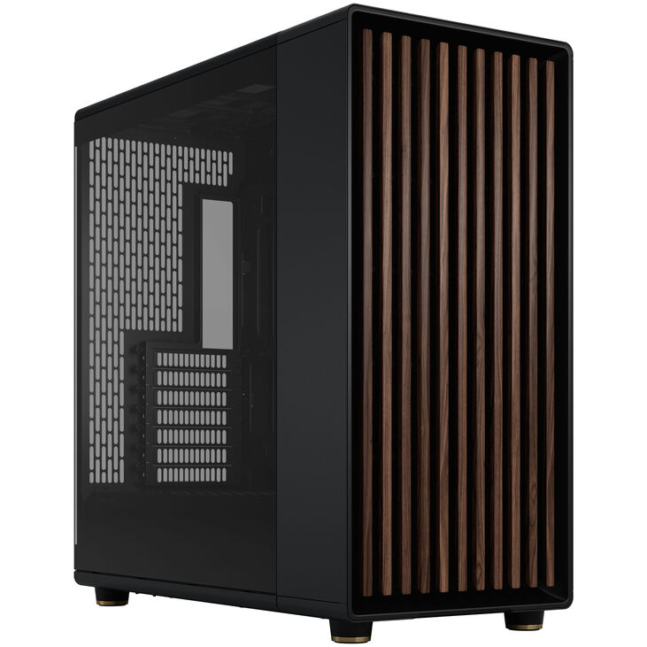 Torre E-ATX Fractal Design North XL Chalk BlackTG Clear Reverse Connector image number 0