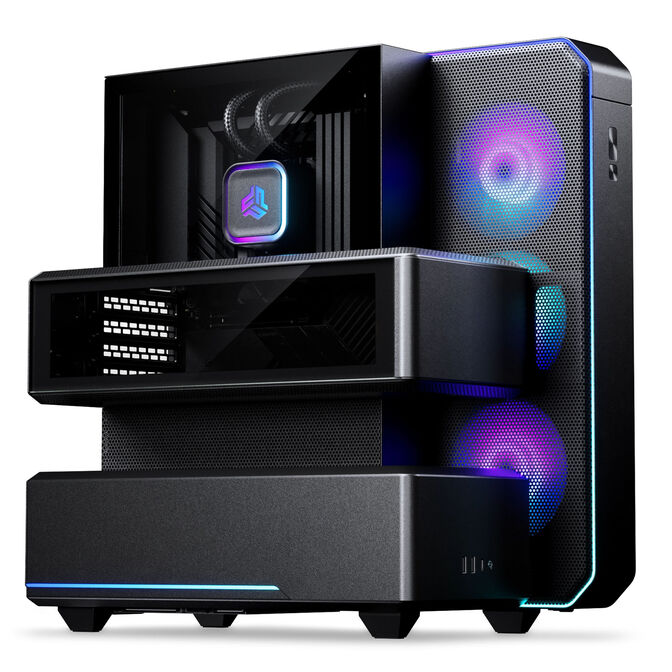 Caja ATX Phanteks EX5 PLUS DRGB Negra (Incluye AIO 360mm) image number 0