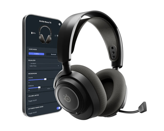 Auriculares SteelSeries Arctis Nova 7X Gen 2 Wireless/Bluetooth Preto image number 1