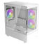 Caja Micro-ATX Aerocool Viewport Mini Vidrio Templado Blanco