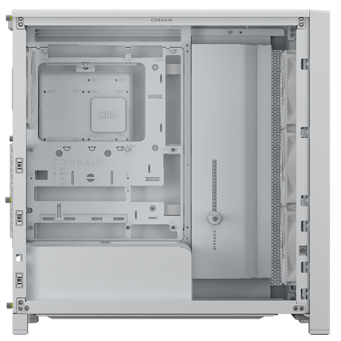 Torre E-ATX Corsair 4000D RS Wood White Oak Cristal Templado image number 2