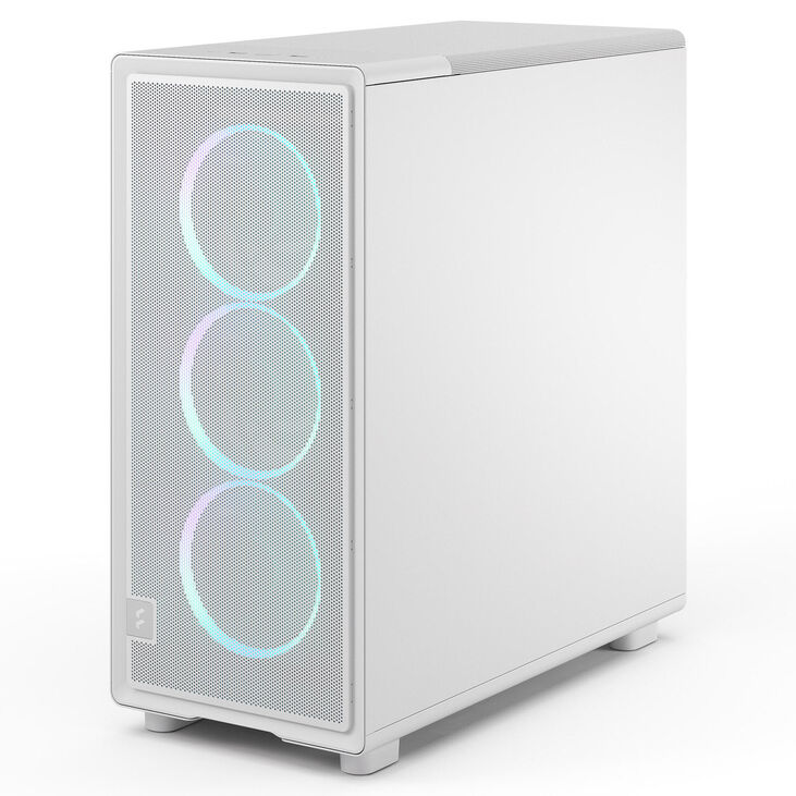 Torre ATX Fractal Design Epoch White Tempered Glass RGB Light Tint image number 2