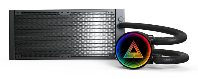 Water Cooler CPU Montech LightFlow ARGB 240mm Negro image number 3