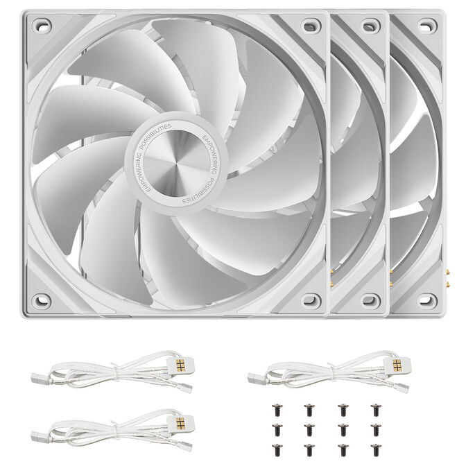 Ventilador TRYX Rota SL ARGB Blanco 120mm Reverse Blade (Pack 3) image number 11