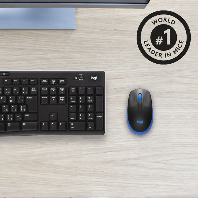 Rat&oacute;n Logitech M190 1000DPI Wireless Azul image number 11