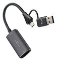 Capturadora de V&iacute;deo/&Aacute;udio Nanocable HDMI 4K/30Hz USB-C/USB-A image number null