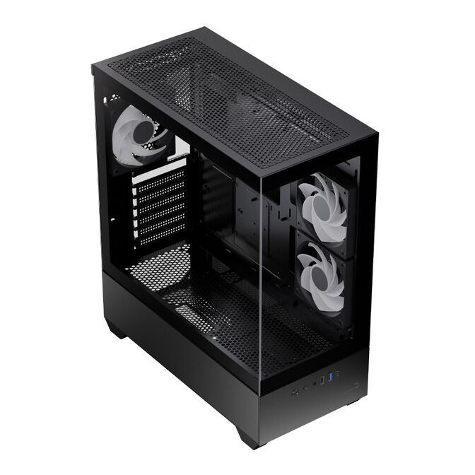 Caja ATX Aerocool P500D ARGB Vidro Temperado Negro image number 1