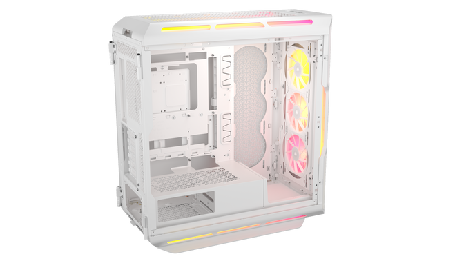 Torre E-ATX Corsair 5000T LX ARGB Blanco Cristal Templado image number 2