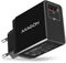 Cargador de pared AXAGON ACU-QC19 1x QC3.0/AFC/FCP/SMART 19W Negro