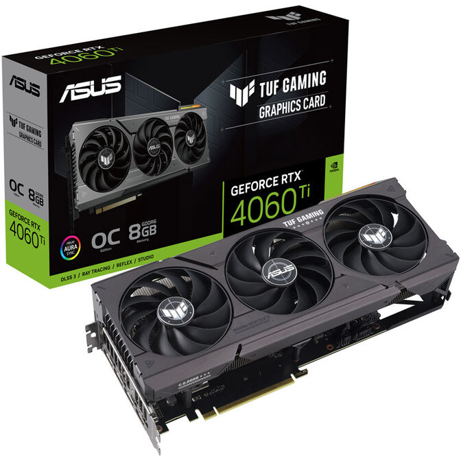 Tarjeta Gr&aacute;fica Asus GeForce&reg; RTX 4060 Ti TUF Gaming OC 8GD6 DLSS3 image number 0