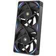 Ventilador NZXT F240X Perfomance RGB Single-Frame Negras - Duplo Vent&iacute;lador 120mm (240mm) image number null