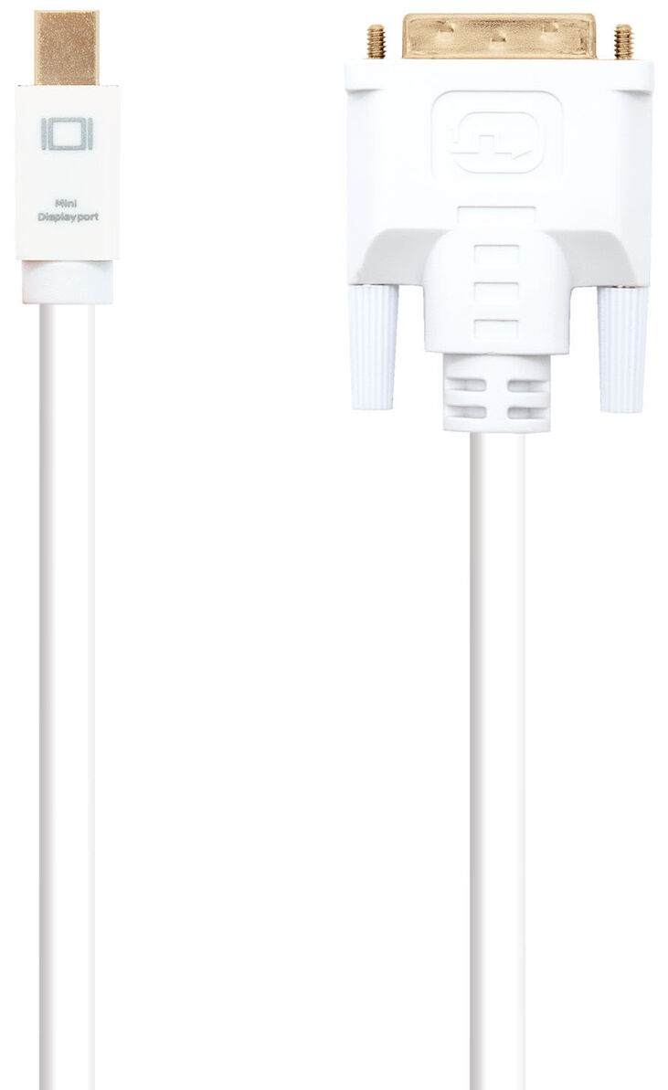 Cable Conversor NanoCable Mini DisplayPort/M para DVI/M 5 M Blanco image number 1