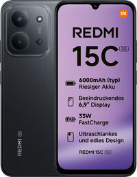 Smartphone Xiaomi Redmi 15C 5G 6.9" (4 / 128GB) 120Hz Negro