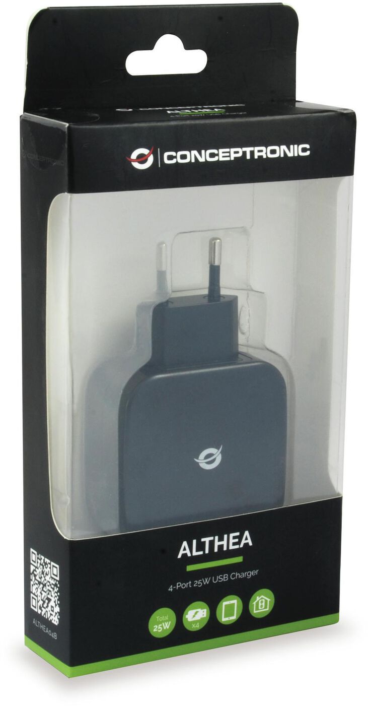 Cargador Conceptronic Althea 4 Puertas 25W USB image number 4