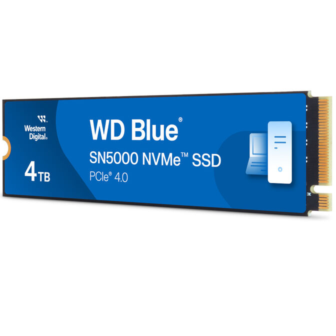 Disco SSD Western Digital Blue SN5000 4TB Gen4 M.2 NVMe (5500/5000MB/s) image number 3