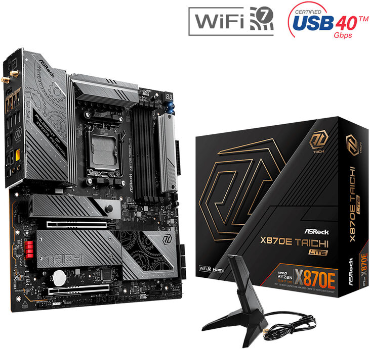 Placa Base ASRock X870E Taichi Lite image number 0