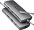 HUB USB-C AXAGON HMC-8HLSA USB-C 3.2 Gen 1 hub, 3x USB-A + 4K/30Hz HDMI + SD/microSD, GLAN, Audio, PD 100W image number null