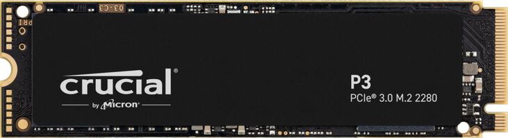 SSD Crucial P3 1TB 3D M.2 NVMe 2280 (3500/3000MB/s) image number 0