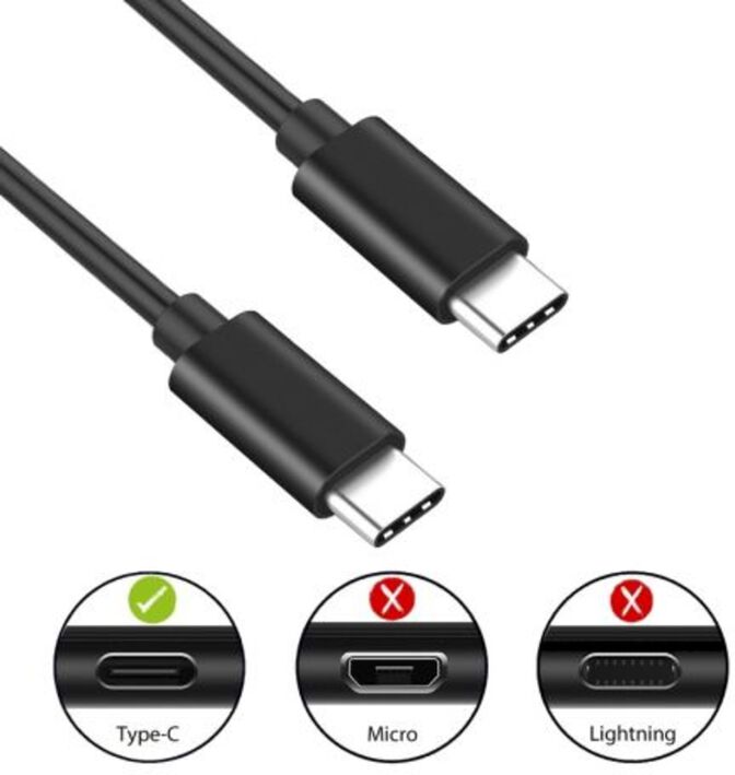 Cable USB Ewent Type-C para Type-C 1 M image number 1