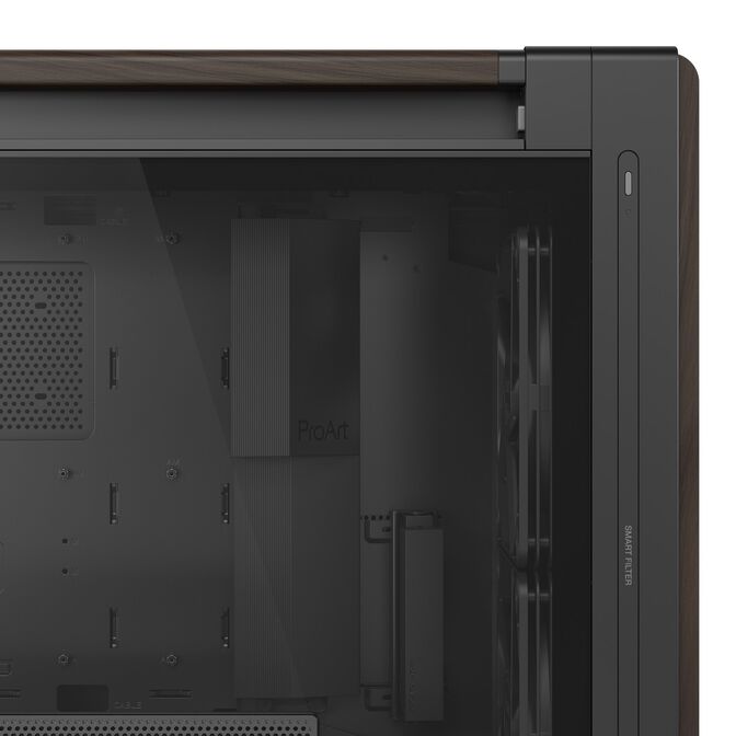 Torre E-ATX ASUS ProArt PA602 Walnut Wood TG Modern Negra image number 12