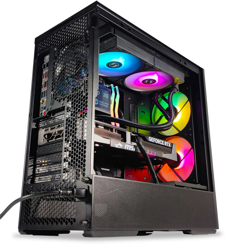Ordenador King Mod Gamer-PC Ryzen 7 9800X3D 32GB DDR5 1TB RTX 5070 Ti WiFi W11 image number 3
