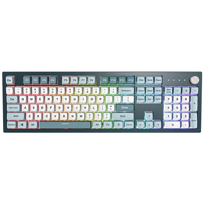 Teclado Montech Freedom Full-Size ,Hot-swappable, GateronG Pro 2.0 Brown Switch, RGB, PBT - Mec&aacute;nico (PT) image number 0