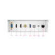 Caja de conexiones multimedia de pared Nanocable VGA+2HDMI+JACK+USBC+USB-B+USB-A+RJ image number null