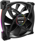 Ventilador Montech AX120 PWM ARGB PWM 120mm Negro (Pack 3) image number null