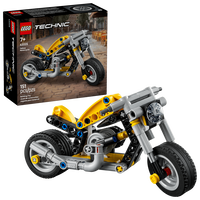 LEGO Technic: Moto Amarilla, 151 Piezas (42225)