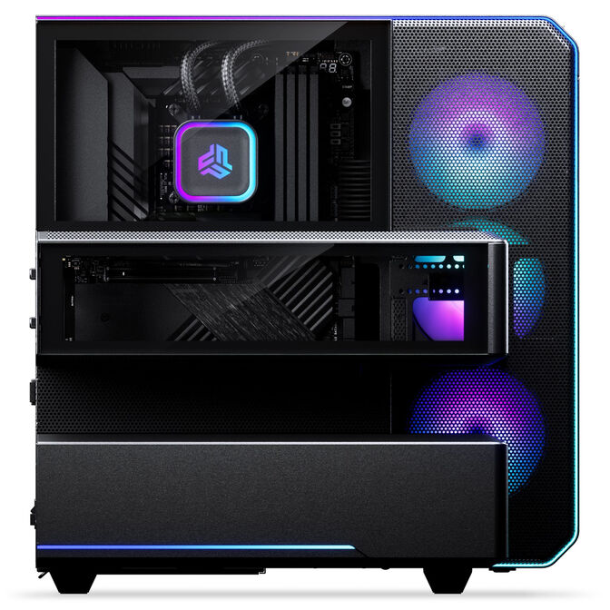 Caja ATX Phanteks EX5 PLUS DRGB Negra (Incluye AIO 360mm) image number 6