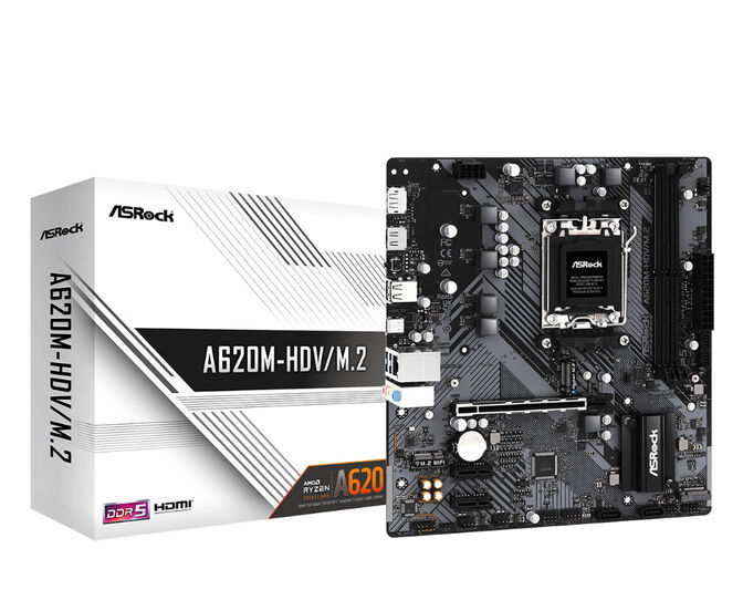 Placa Base ASRock A620M-HDV/M.2 image number 0