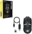 Rat&oacute;n Corsair Nightsabre Gaming RGB Wireless/Bluetooth 26000DPI Negro image number null