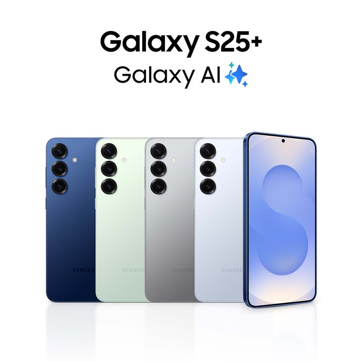 Smartphone Samsung Galaxy S25+  6.7" (12 / 512GB) 120Hz Azul Hielo image number 2