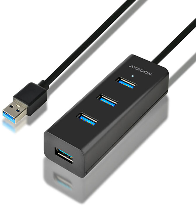 USB-A-Hub AXAGON HUE-S2BL, 4x USB 3.0 - 1.2m image number 0