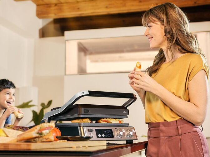 Grill de Contacto Braun MultiGrill 7 CG 7040 Inox 2000W image number 2