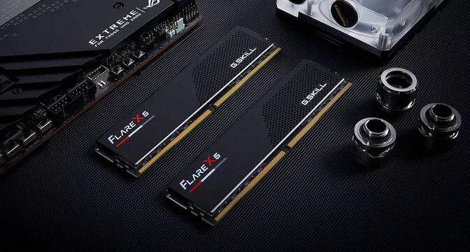 G.Skill Kit 32GB (2 x 16GB) DDR5 6000MHz Flare X5 EXPO CL28 Black - F5-6000J2836G16GX2-FX5 image number 5