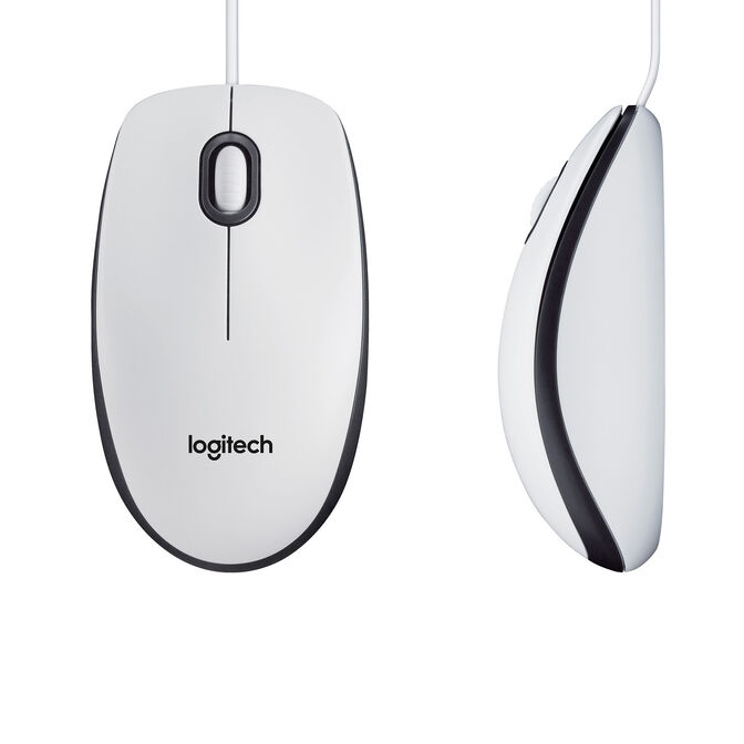 Rat&oacute;n Logitech M100 Corded USB Blanco image number 5