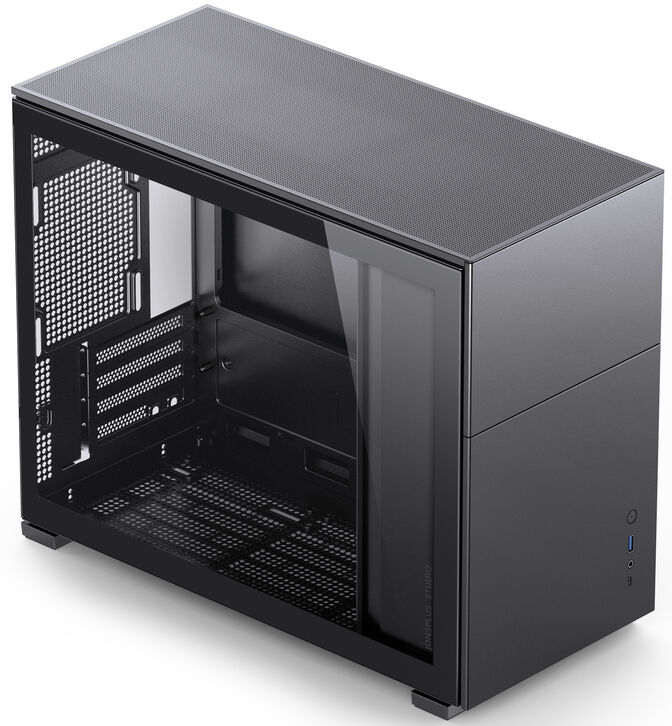 Caja Micro-ATX Jonsbo D31 STD Vidrio Templado Negro image number 1