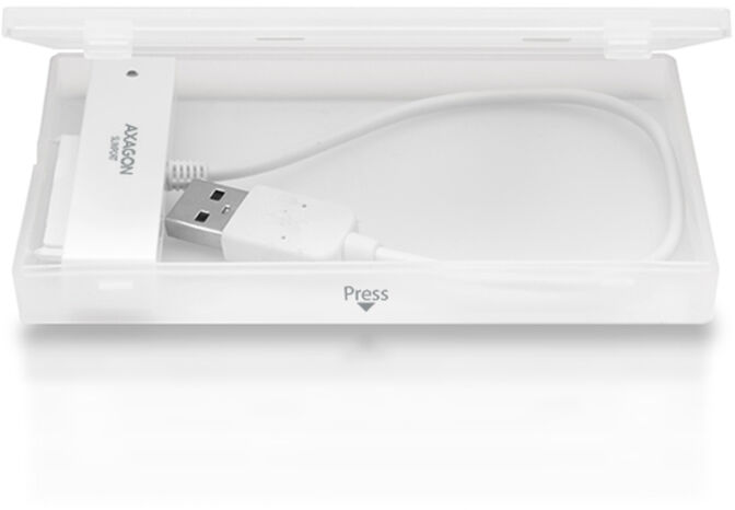 Adaptador AXAGON ADSA-1S SLIMPort, USB 2.0, 2,5" SSD/HDD, SATA - Caja Inclu&iacute;da image number 5