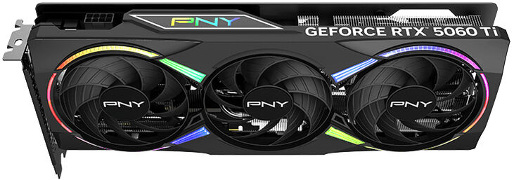 Tarjeta Gráfica PNY GeForce® RTX 5060 Ti Gaming RGB Triple Fan OC 16GB GDDR7 DLSS4 image number 4