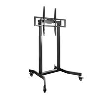 Soporte Móvil Tooq LUX con Ajuste Eléctrico de Altura 55" a 100" Máx. 120Kg Negro