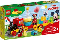 LEGO DUPLO: Tren del Cumplea&ntilde;os de Mickey y Minnie, 22 Piezas (10941)