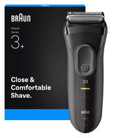 Afeitadora Braun Series 3+ 3000 Negro/Gris