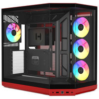 Caja E-ATX Hyte Y50 Vidrio Templado Wild Cherry