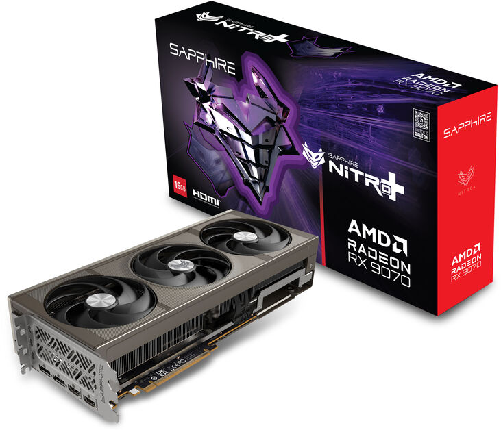 Tarjeta Gráfica Sapphire Radeon RX 9070 Nitro+ OC 16GB GDDR6 image number 0