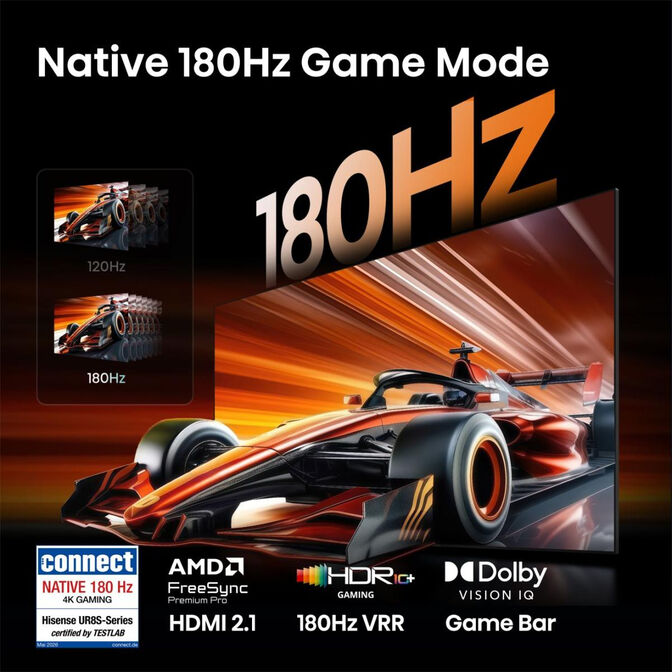Televisor Hisense 75UR8S 75" RGB Mini LED UltraHD 4K VIDAA image number 6